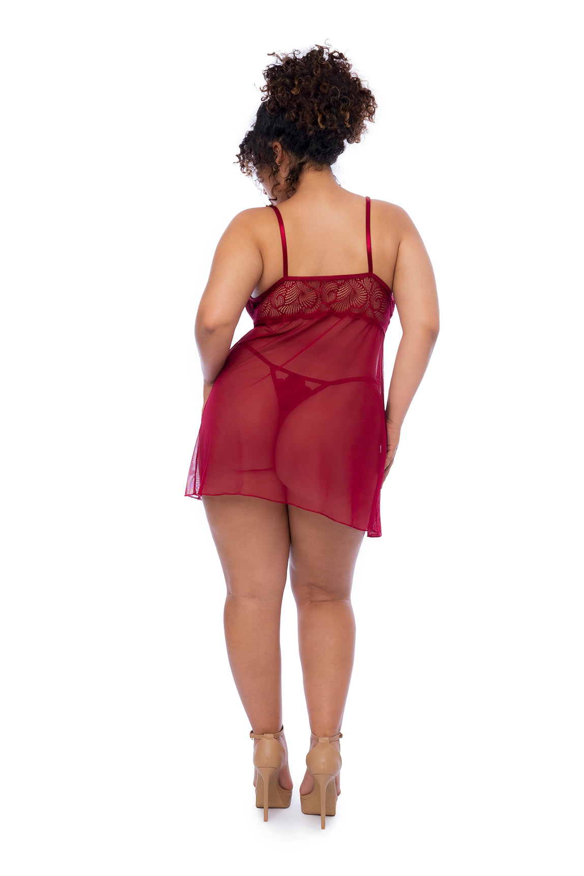 Mapale Havana Lingerie Set – Made in Colombia (7555X) 1/2X / Midnight Blue