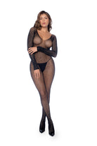 Mapale Midnight Lingerie Set – Made in Colombia (1131) O/S / Black/Rhinestone