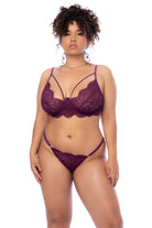 Mapale Mirage Lingerie Set – Made in Colombia (8866X) 1/2X / Wine