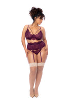 Mapale Mirage Lingerie Set – Made in Colombia (8866X) 1/2X / Wine