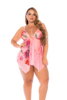 Mapale Muse Lingerie Set – Made in Colombia (7607X) 1/2X / Blushing Pedal