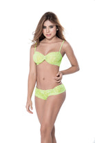 Mapale Blush Lingerie Set – Made in Colombia (207) L / Hot Green