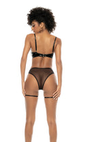 Mapale Capri Lingerie Set – Made in Colombia (2756) L / Gloss Black