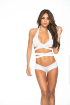 Mapale Capri Lingerie Set – Made in Colombia (3020) M/L / Wet Look Black