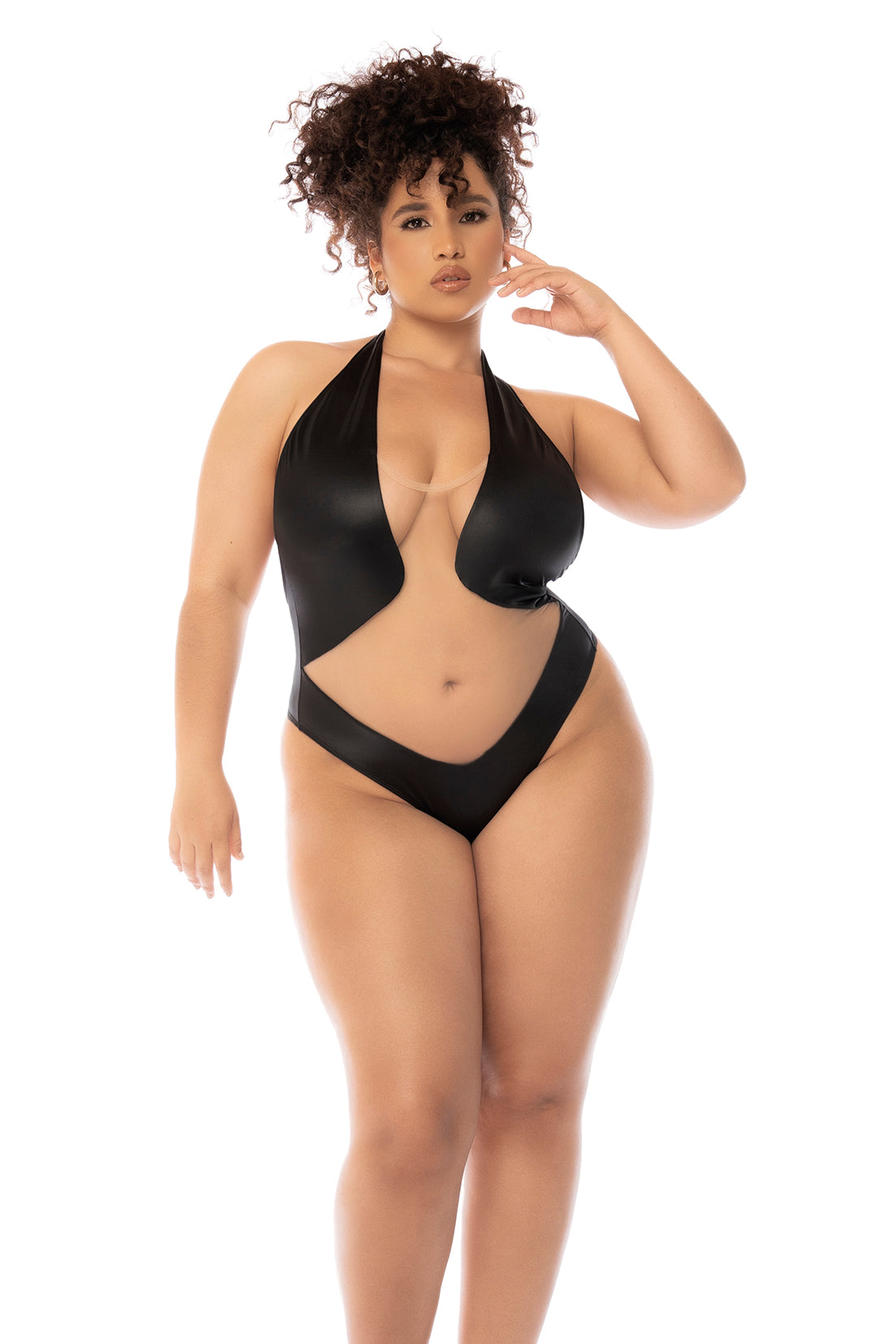 Mapale Golden Hour Lingerie Set – Made in Colombia (2745X) 1/2X / Nude/Black