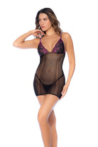 Mapale Havana Lingerie Set – Made in Colombia (1123) O/S / Black/Purple