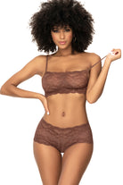 Mapale Noir Lingerie Set – Made in Colombia (206) L / Cocoa